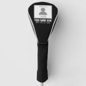 写真はこちら名前と年齢 ゴルフヘッドカバー (正面)