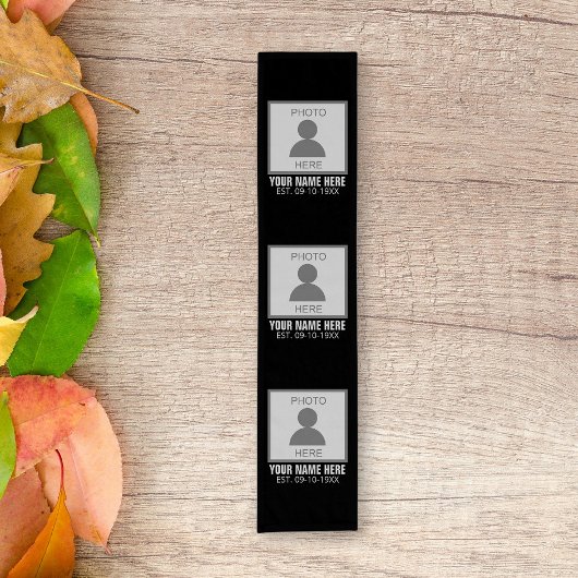 写真はこちら名前と年齢 ショートテーブルランナー