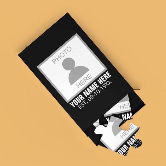 写真はこちら名前と年齢 ジグソーパズル