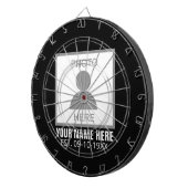 写真はこちら名前と年齢 ダーツボード (正面右)