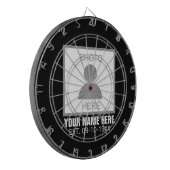 写真はこちら名前と年齢 ダーツボード (正面左)