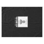 写真はこちら名前と年齢 テーブルクロス (正面(横))