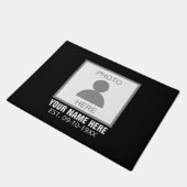 写真はこちら名前と年齢 ドアマット (アングル)