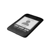 写真はこちら名前と年齢 バスマット (アングル)