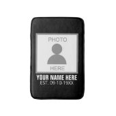 写真はこちら名前と年齢 バスマット (正面縦)