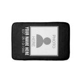 写真はこちら名前と年齢 バスマット (正面)