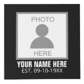 写真はこちら名前と年齢 フォトキューブ (正面)