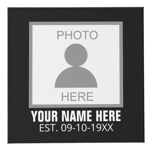 写真はこちら名前と年齢 フォトキューブ (正面)