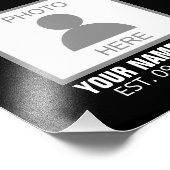 写真はこちら名前と年齢 フォトプリント            (角)