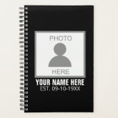 写真はこちら名前と年齢 プランナー手帳 (正面)