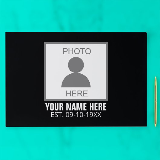 写真はこちら名前と年齢 ペーパーパッド