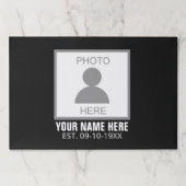 写真はこちら名前と年齢 ペーパーパッド (正面)