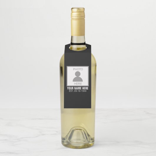 写真はこちら名前と年齢 ボトルネックタグ (ボトル)