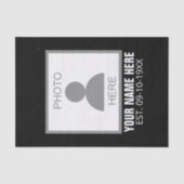 写真はこちら名前と年齢 薄葉紙 (正面)