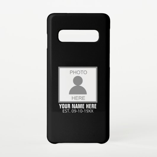 写真はこちら名前と年齢 SAMSUNG GALAXYケース (裏面)