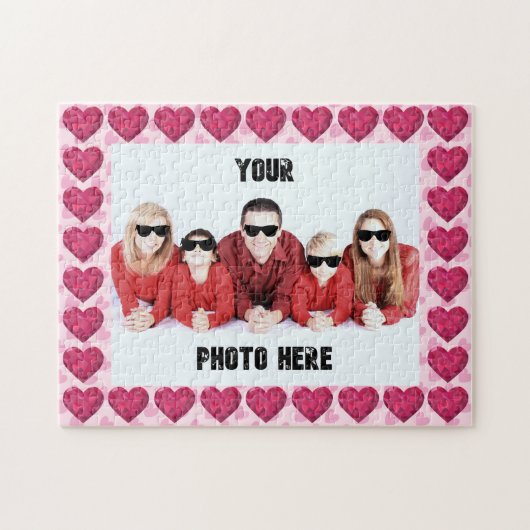 写真はこちら額縁ハート ジグソーパズル (横)