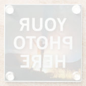 写真はこちら ガラスコースター (裏面)