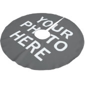 写真はこちら ブラッシュドポリエステルツリースカート (アングル)