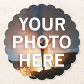 写真はこちら ペーパーコースター (正面)