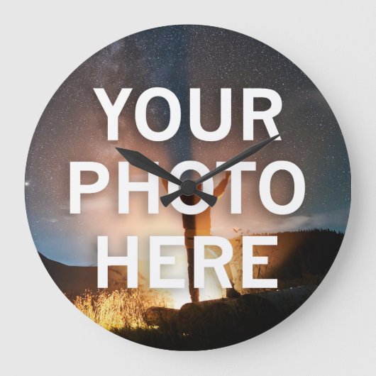 写真はこちら ラージ壁時計 (正面)