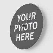 写真はこちら ラージ壁時計 (傾斜)