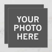 写真はこちら 招待状 (正面/裏面)