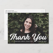 写真はっきりしたの卒業式 ポストカード (正面/裏面)