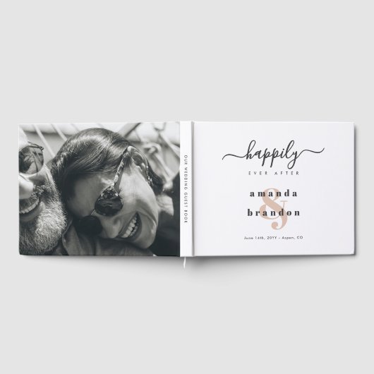 写真はっきりしたの後ずっと楽しくミニマル結婚主義者 ゲストブック (全面)