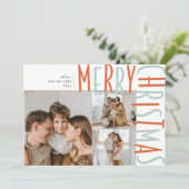 写真はっきりしたの3枚のクリスマスカード シーズンカード (スタンド正面)