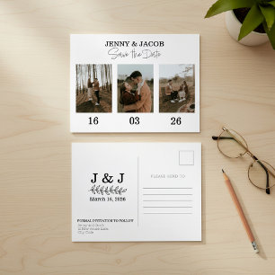 写真はっきりしたコラージュの日付日付を保存 ポストカード