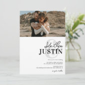 写真はっきりした名:書道白黒結婚の 招待状 (スタンド正面)