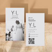 写真はっきりした者QRコードSNS写真 名刺