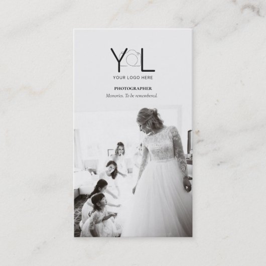 写真はっきりした者QRコードSNS写真 名刺 (正面)