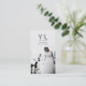 写真はっきりした者QRコードSNS写真 名刺 (スタンド正面)