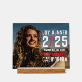 写真はっきりした高モダン学卒業 アクリルサイン (正面)