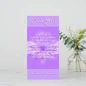 写真はテンプレート-カスタマイズ可能なユリ--を梳きます サンキューカード (スタンド正面)