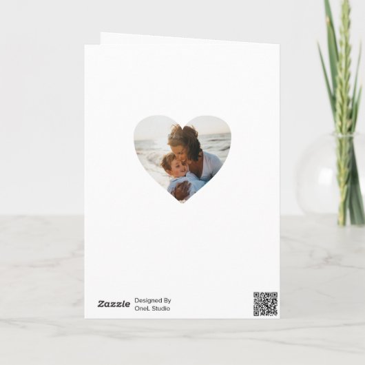 写真はハートロココ水彩母の日 カード (裏面)