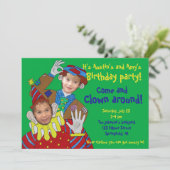 写真はピエロの誕生会に直面します 招待状 (スタンド正面)