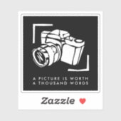 写真は一千語写真の価値がある シール (シート)