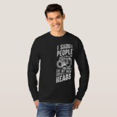 写真は人を撮影し、時にはカット Tシャツ (正面フル)