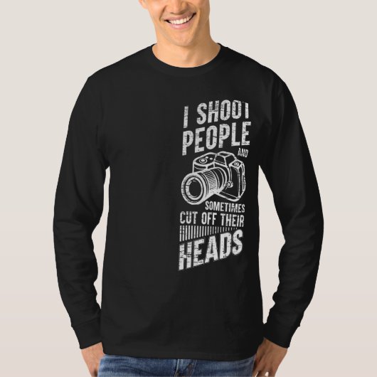 写真は人を撮影し、時にはカット Tシャツ (正面)
