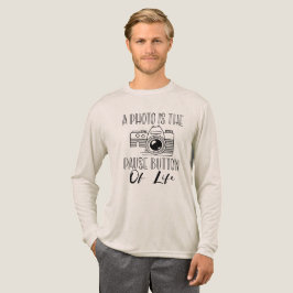 写真は人生のポーズボタン トライブレンドTシャツ