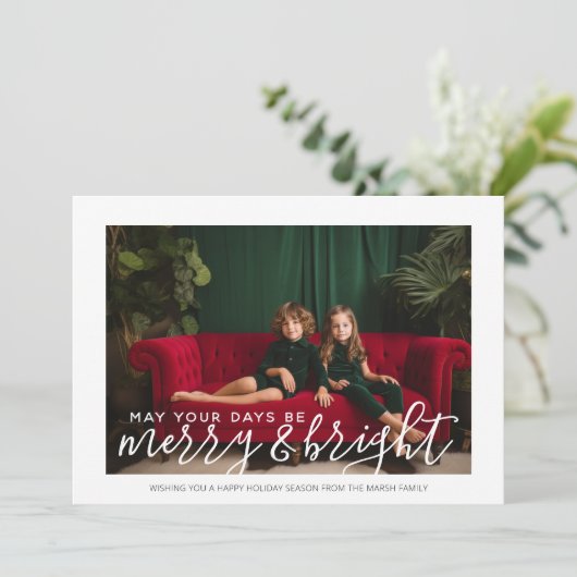 写真は巨大メリーで明るい – 赤い緑の格子縞 シーズンカード (スタンド正面)