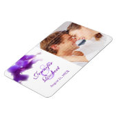 写真は日付/好意の磁結婚石を保存 マグネット (左側)