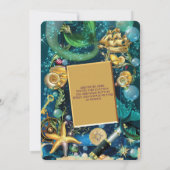 写真は海賊人魚の下にパーティー招待状 招待状 (裏面)
