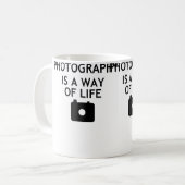 写真は生き方 コーヒーマグカップ (正面左)