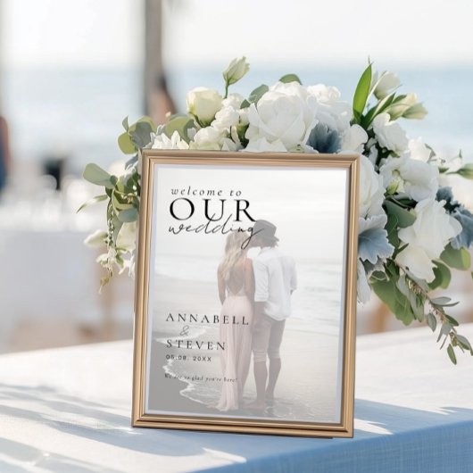 写真は私たち結婚の ポスター