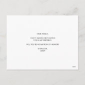 写真は私の優等生プロポーズカード シーズンポストカード (裏面)