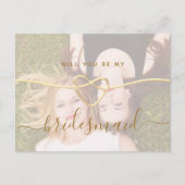 写真は私の花嫁の提案カードになる インビテーションポストカード (正面)