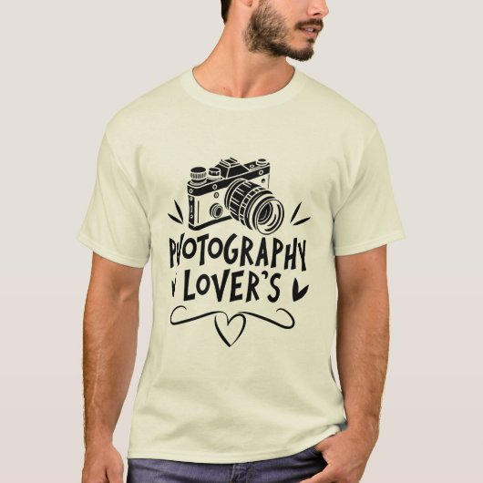「写真は私の超大国」 Tシャツ (正面)